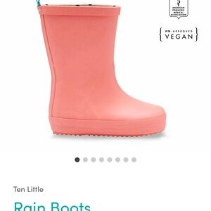 Ten Little Toddler Pink Rain Boots